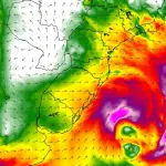Ciclone vai se formar e trazer chuva forte com temporais e vento