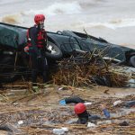 Chuva espalha destruição em ilha grega
