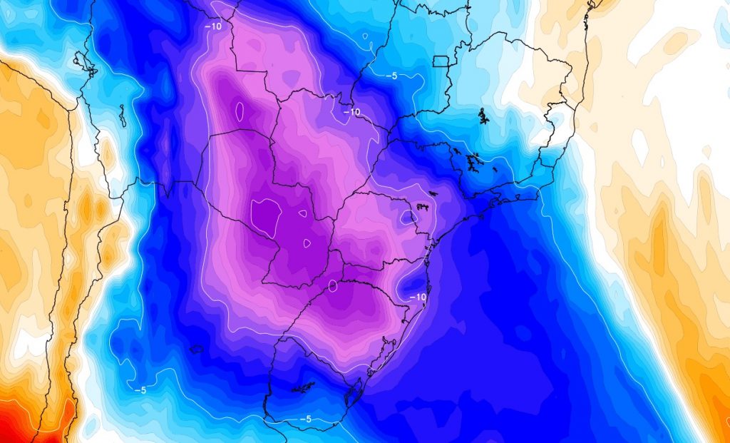 Massa de ar frio excepcional para a época do ano trará frio de inverno
