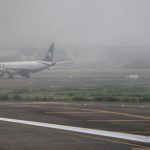 Porto Alegre registra denso nevoeiro incomum para outubro