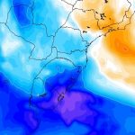 Vento forte acompanha chegada de mais uma massa de ar frio