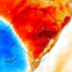 Frente fria traz chuva e risco de temporais entre esta quarta e quinta