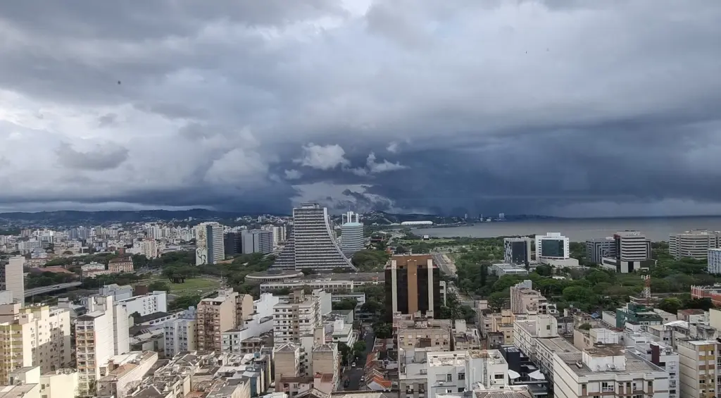 Vórtice ciclônico, chuva de verão, calor e queda de temperatura