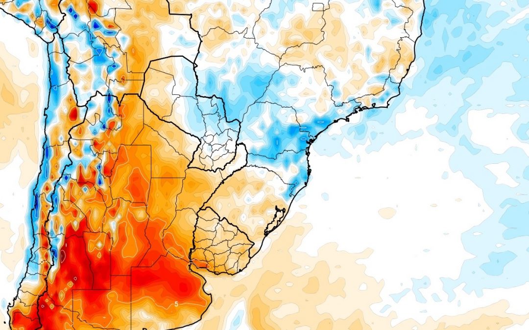 Argentina emite alerta vermelho sob recordes de calor extremo Províncias do Centro e do Oeste da Argentina enfrentam dias seguidos de máximas perto ou acima de 40ºC com a massa de ar quente que traz muito calor ainda na Metade Oeste gaúcha
