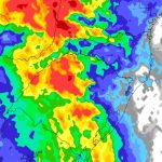 Saída do ar frio e chegada do ar quente favorecerá chuva e temporais
