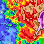 Chuva excepcionalmente volumosa traz perigo no Leste do Sul do Brasil