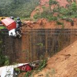 Imagens aéreas mostram cenário assustador no deslizamento da BR-376