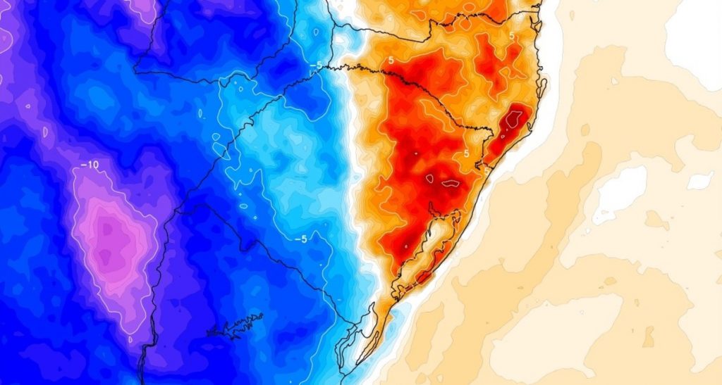 Semana começa com frente fria que dará uma trégua do calor