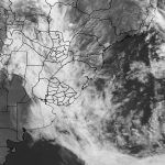 Chuva avança com deslocamento de uma frente fria
