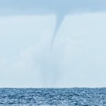 Tromba d´água se forma na costa de Florianópolis