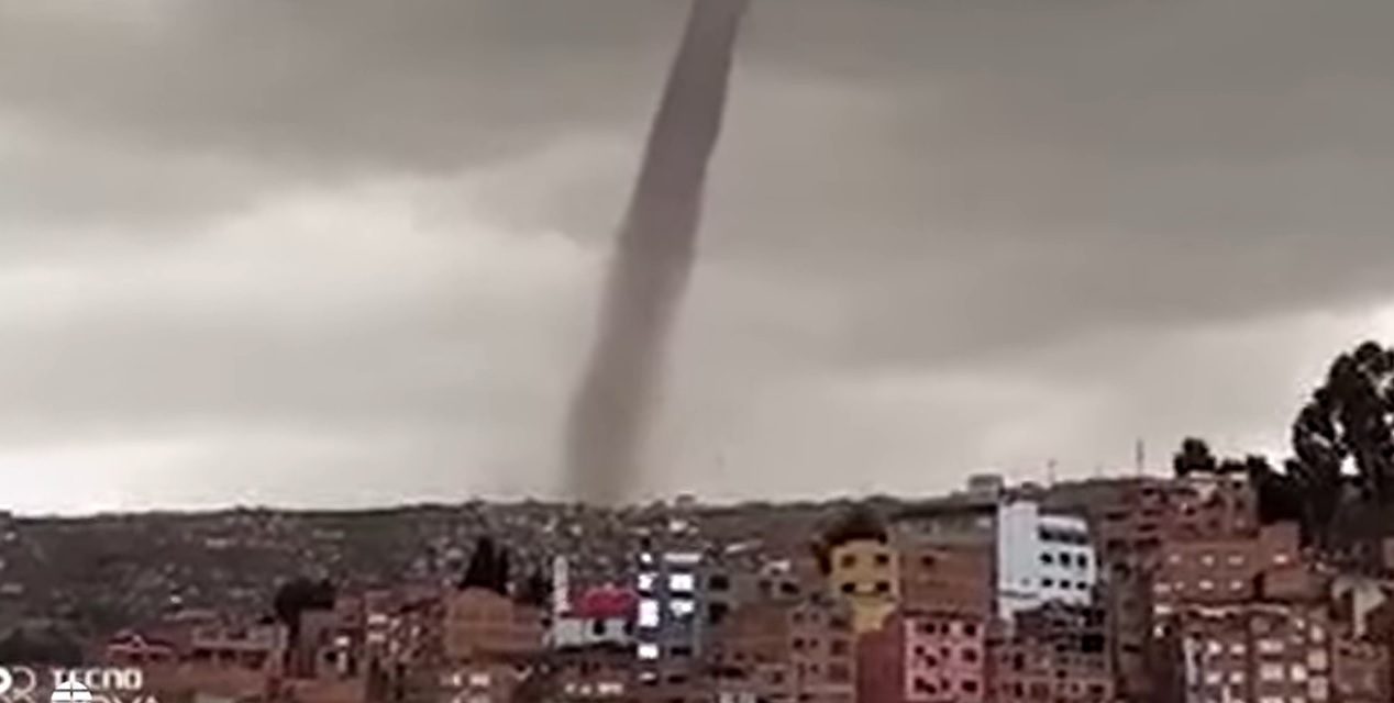 <span class="entry-title-primary">Tornado raro atinge a área mais densamente povoada da Bolívia</span> <h2 class="entry-subtitle">Tornado avançou entre as cidades de La Paz e El Alto com danos em residências e na infraestrutura de energia elétrica</h2>