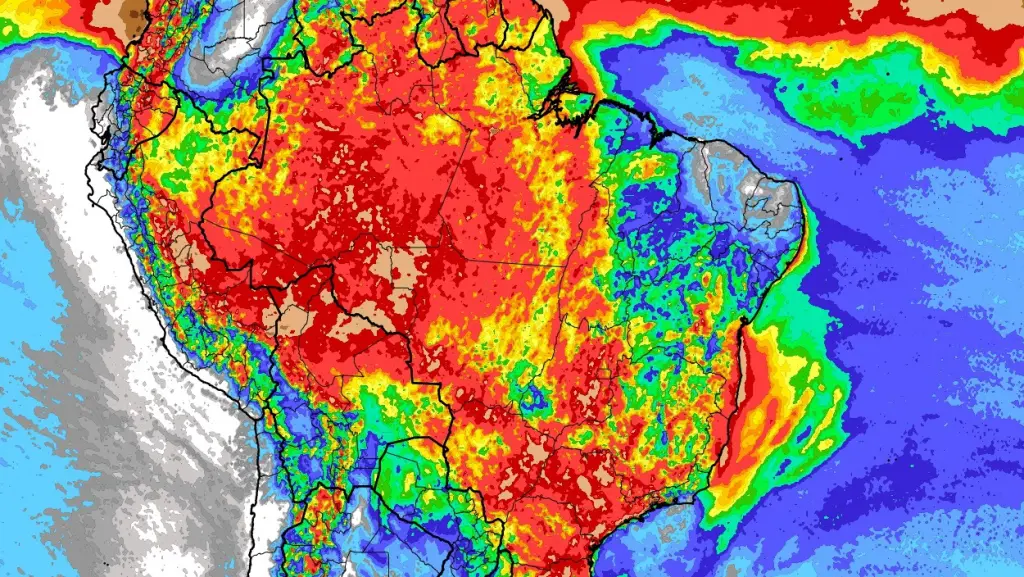 Veja a tendência de chuva para os próximos sete dias no Brasil (2/12/2022)