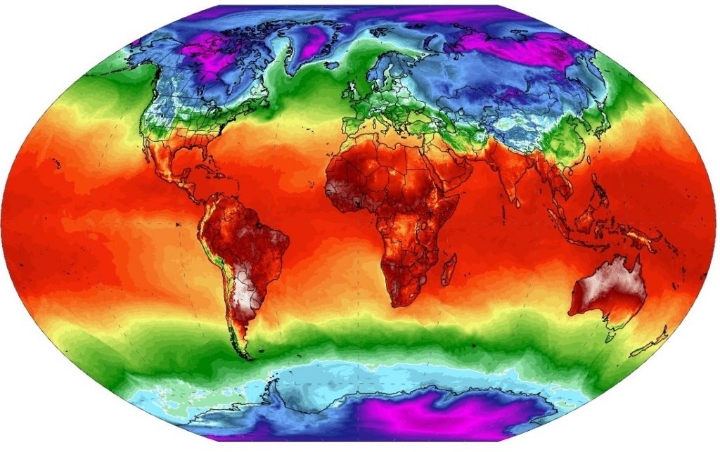 Onda de calor traz as mais altas temperaturas no mundo