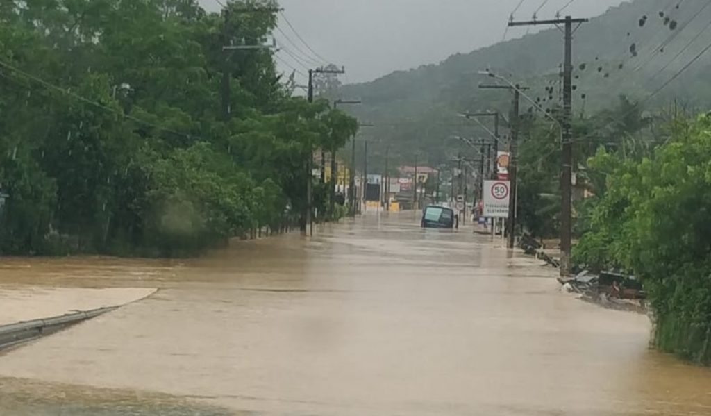 Quando vai parar a chuva em Santa Catarina?