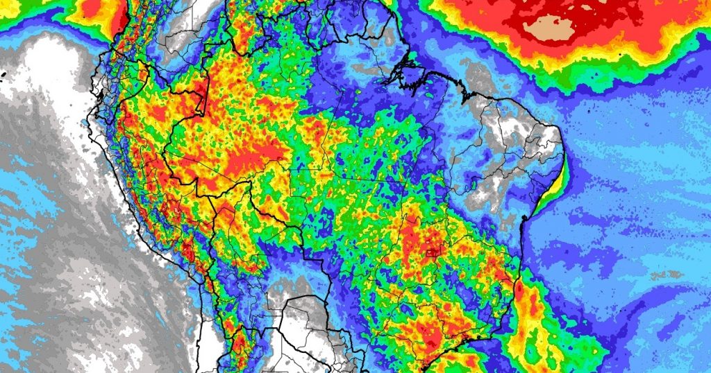 Veja quais áreas do Brasil devem ter mais chuva nos próximos dias