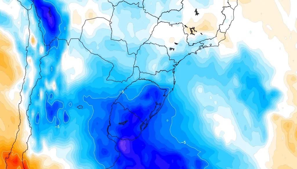 Ingresso de ar frio traz rajadas de vento e temperatura agradável