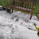 Temporais de granizo atingem Paraná e Santa Catarina