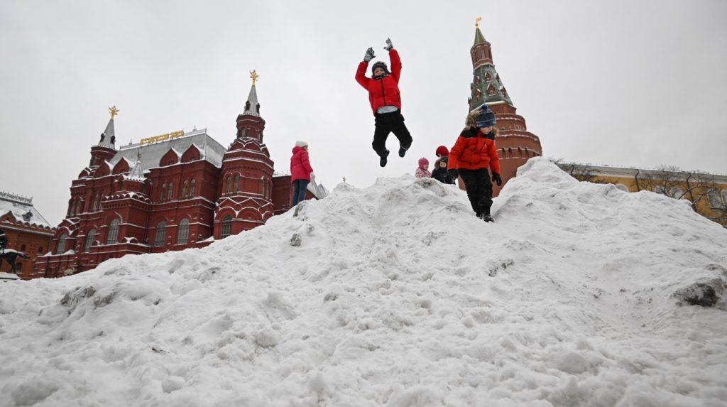 Moscou registra uma das maiores nevascas da história da cidade