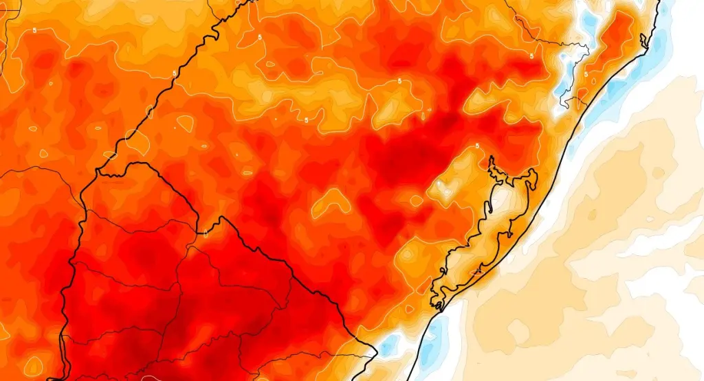Escalada da temperatura trará calor de até 41ºC na próxima semana