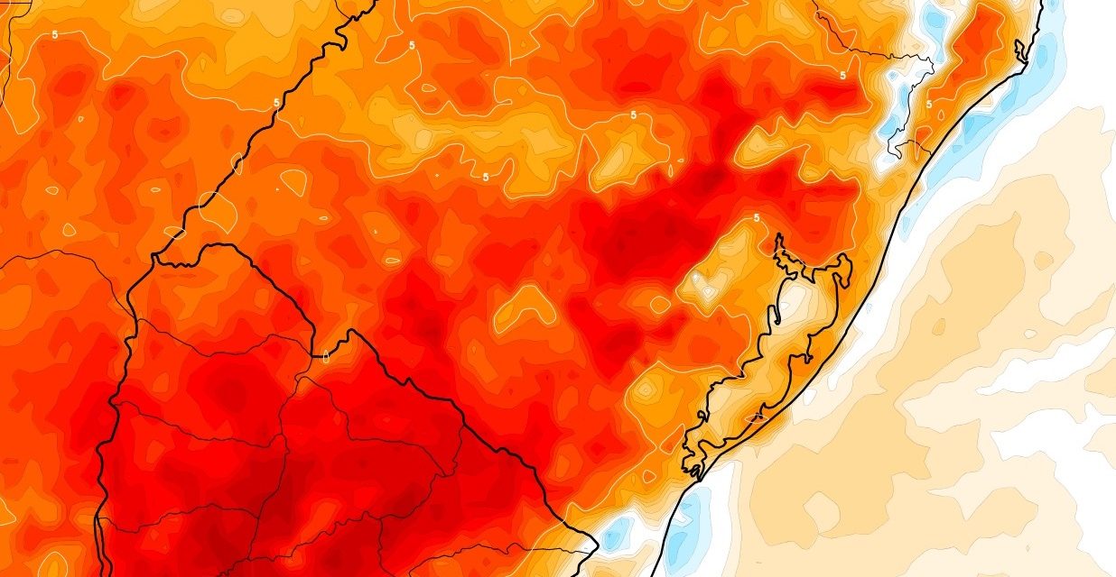 <span class="entry-title-primary">Escalada da temperatura trará calor de até 41ºC na próxima semana</span> <h2 class="entry-subtitle">Critérios para a definição de uma onda de calor não serão atingidos em todo o Rio Grande do Sul, apesar das tardes quentes em todo o estado gaúcho </h2>