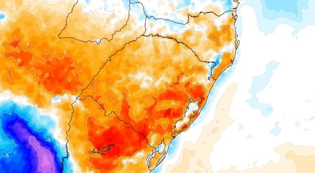 Massa de ar quente ganha força e quarta-feira será tórrida