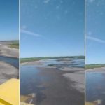 Imagens aéreas mostram o impacto da seca no Sul gaúcho