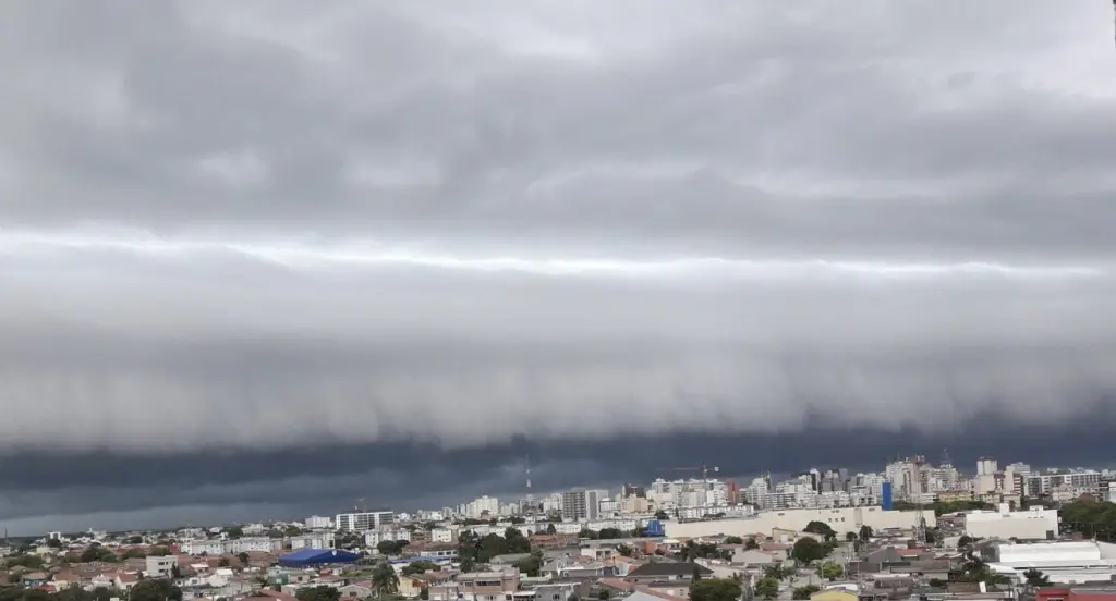 Frente fria muda o tempo e encerra o calor neste início de ano