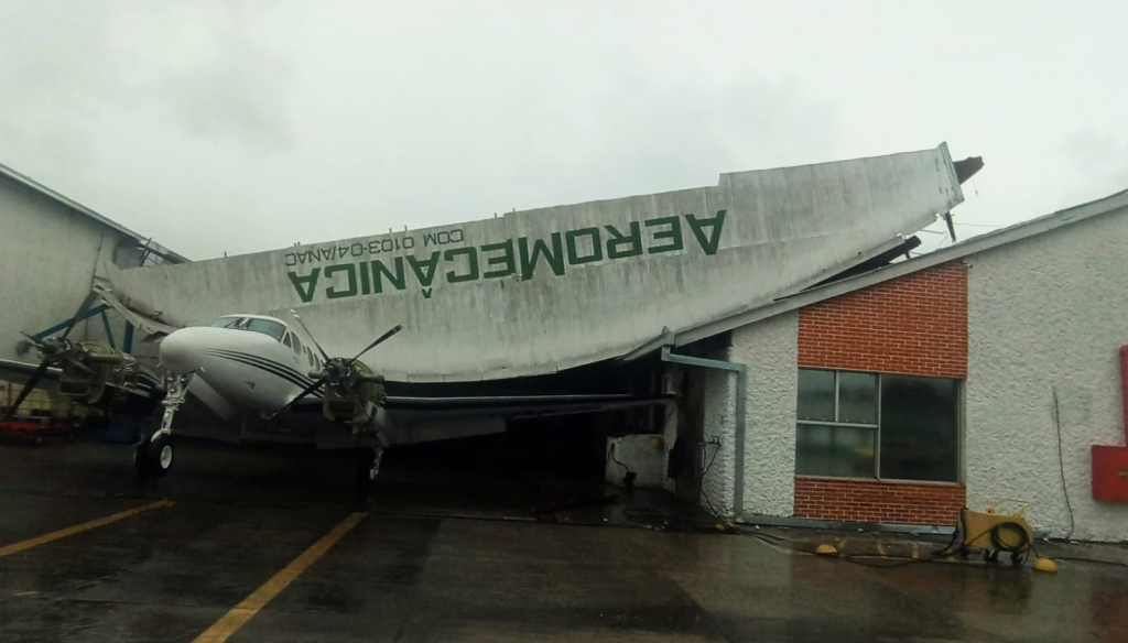 Vento vira até hangar de aeroporto e Curitiba terá novos temporais