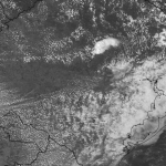 O Rio Grande do Sul dividido ao meio no tempo e temperatura