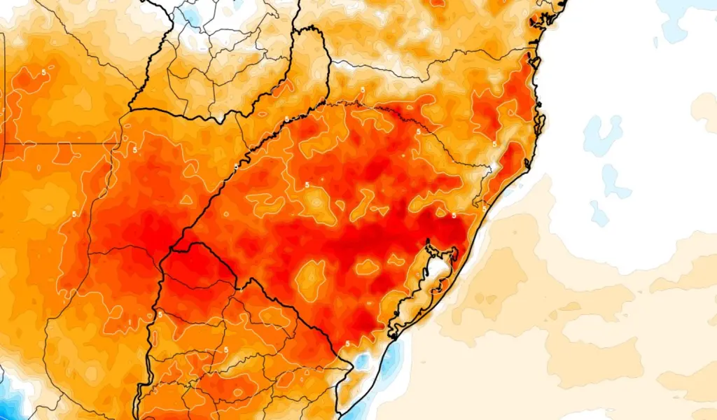 Previsão do tempo: terça-feira escaldante terá até 40ºC