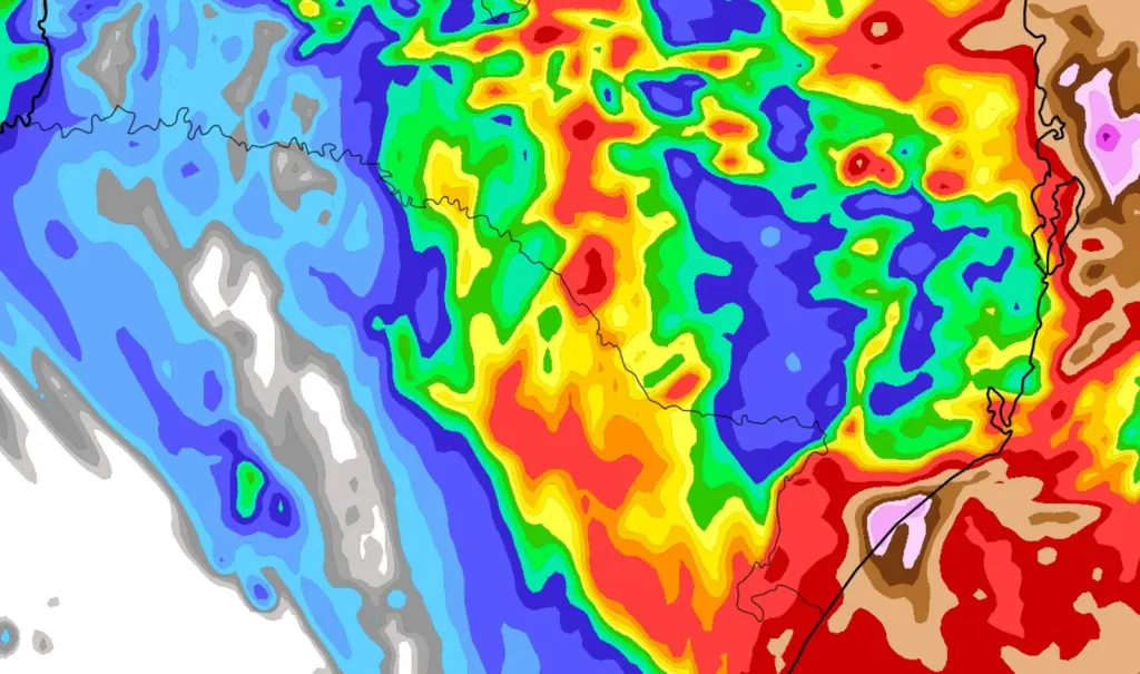 Sistema que trouxe chuva extrema em SP avança para o Sul do Brasil
