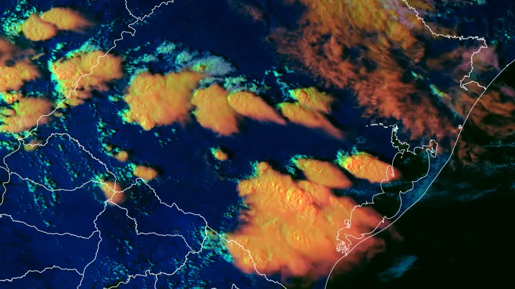 Calor e umidade trazem chuva “lotérica” até o final da semana
