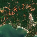 Imagens de satélite mostram a dimensão do desastre em São Paulo