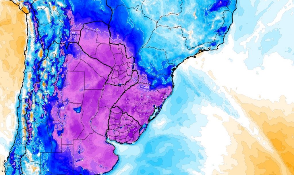 Grande massa de ar frio chega ao Brasil com geada e clima de outono