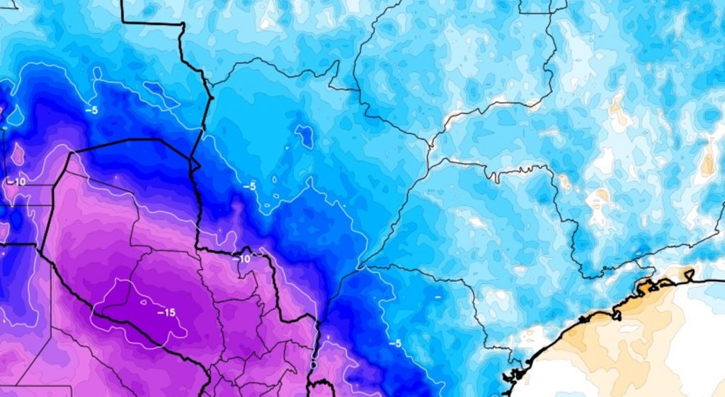 Frio de inverno em fevereiro no Centro-Oeste do Brasil