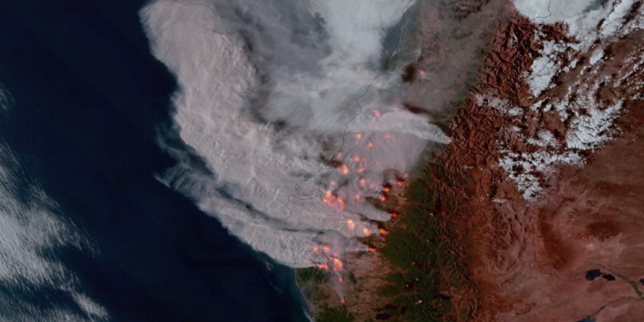 <span class="entry-title-primary">Impressionantes imagens de satélite mostram os incêndios no Chile</span> <h2 class="entry-subtitle">Onda devastadora de incêndios florestais atinge áreas do Centro-Sul do Chile e a visão a partir do espaço impressiona especialistas </h2>