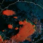 Sábado começa com chuva e granizo no Rio Grande do Sul