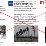 Verificamos: ciclone bomba não atinge diretamente o Sudeste do Brasil