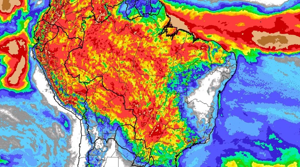 O que esperar da chuva no Brasil nos últimos dez dias do verão