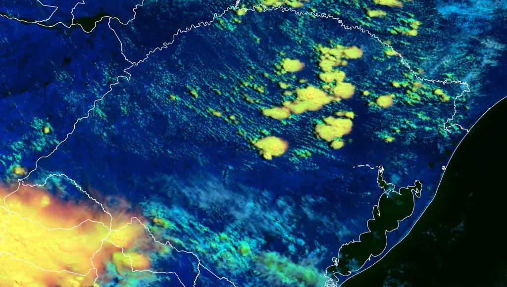 Chuva irregular e temporais isolados esperados nas próximas horas