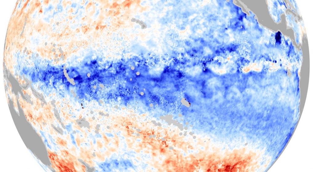 La Niña chega ao fim após três anos e Pacífico está em neutralidade