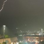 Temporal com chuva muito intensa e raios castiga o Rio de Janeiro