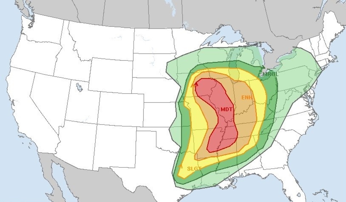 <span class="entry-title-primary">Perigosa onda de tornados nos EUA nas próximas horas</span> <h2 class="entry-subtitle">Meteorologia dos Estados Unidos alerta para uma grande onda de tempo severo em diversos estados e com tornados violentos </h2>