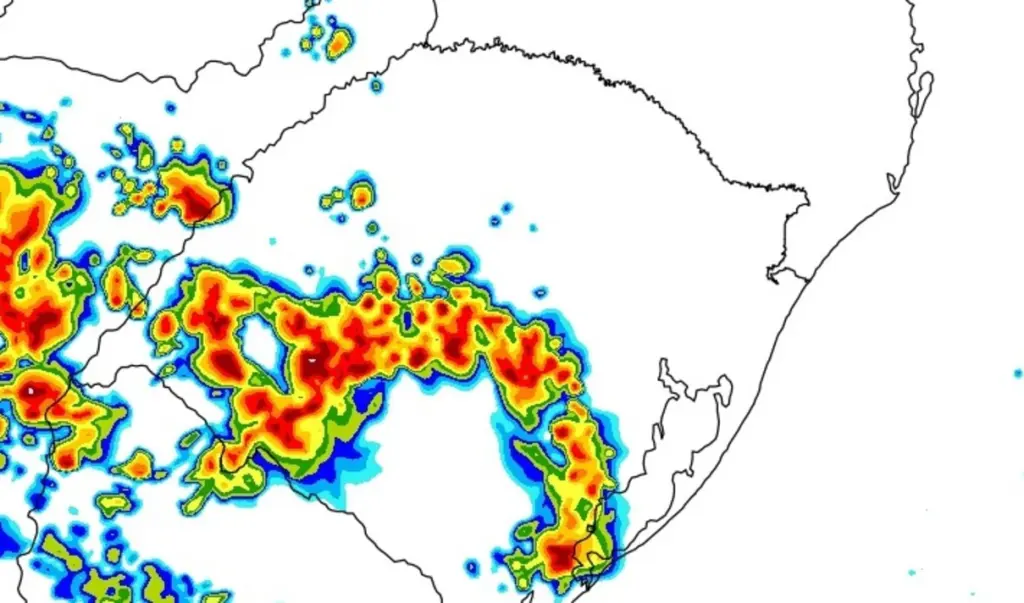 Frente fria deve trazer nova rodada de temporais isolados nesta sexta