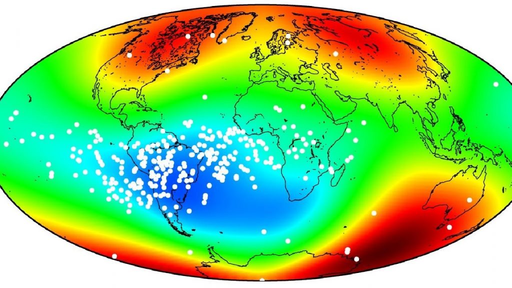 Dados mostram que anomalia magnética no Brasil segue crescendo