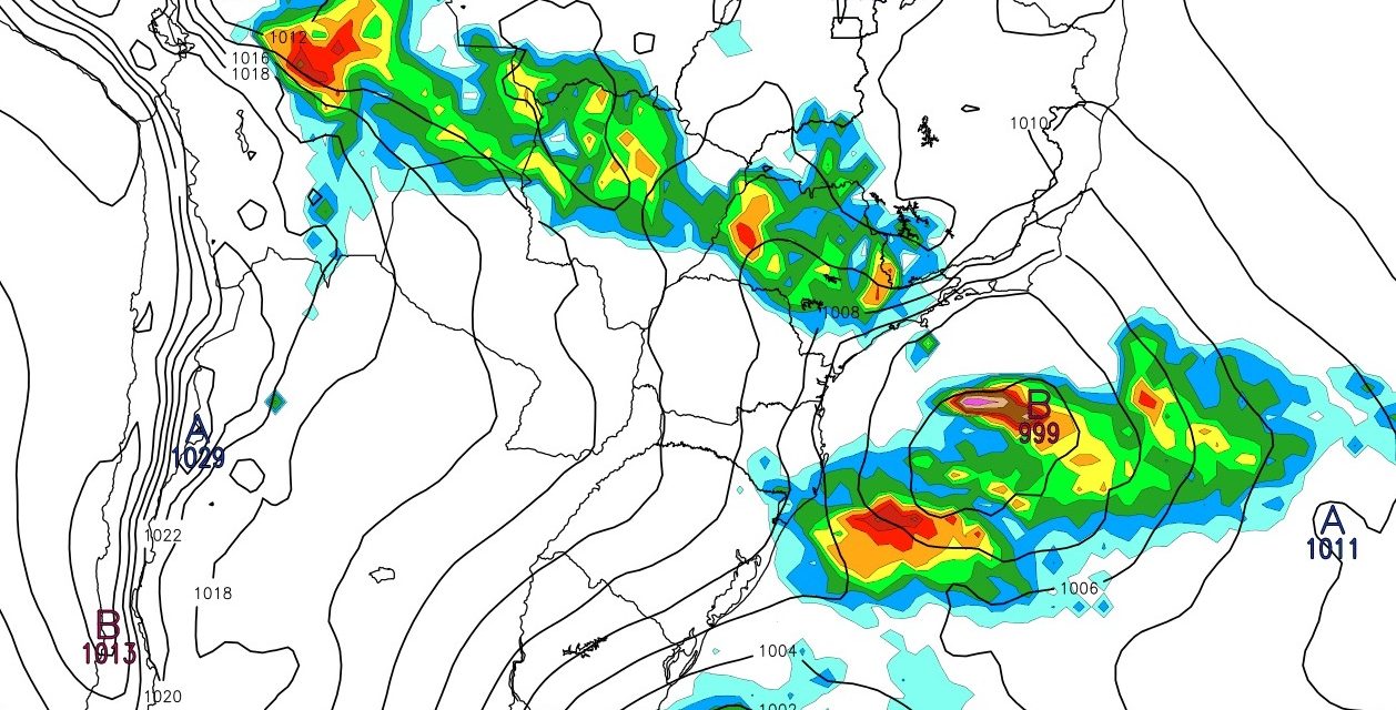 <span class="entry-title-primary">Trem de baixas pressões vai favorecer instabilidade nos próximos dias</span> <h2 class="entry-subtitle">Condições do tempo em estados do Centro-Oeste, Sul e Sudeste do Brasil serão impactadas por uma sequência de centros de baixa pressão</h2>
