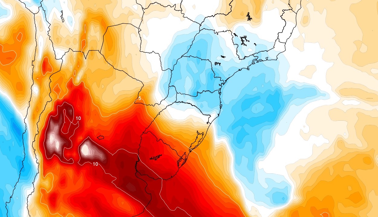 Ar quente avança da Argentina e abril se despede com calor Previsão do tempo da MetSul Meteorologia indica calor na tarde deste último dia de abril com máximas altas para esta época do ano