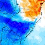 Veja o tamanho do tombo da temperatura de ontem para hoje