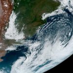 Dois ciclones extratropicais no Atlântico Sul neste domingo