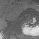 Ciclone na costa ditará as condições do tempo neste fim de semana